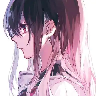 手绘女生高冷拽狠女生动漫头像