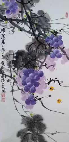 龙宗艳葡萄仙子中国书画名家国画作品