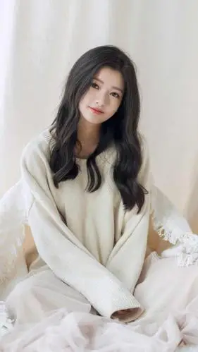 漂亮长卷发美女居家气质写真,高清图片,手机锁屏桌面-壁纸族