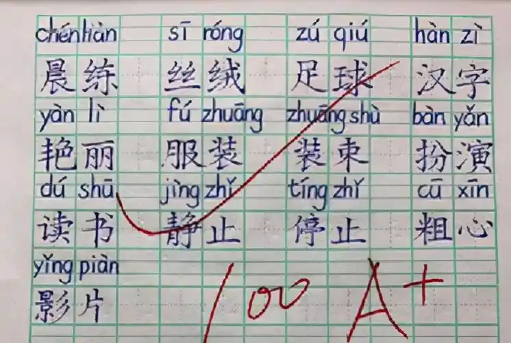 老师晒"满分作业",字迹整齐如印刷体,现在的孩子真厉害