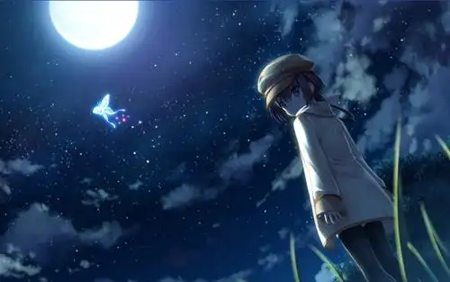 电脑壁纸 动漫卡通 动漫人物 动漫一个人走的孤独背影