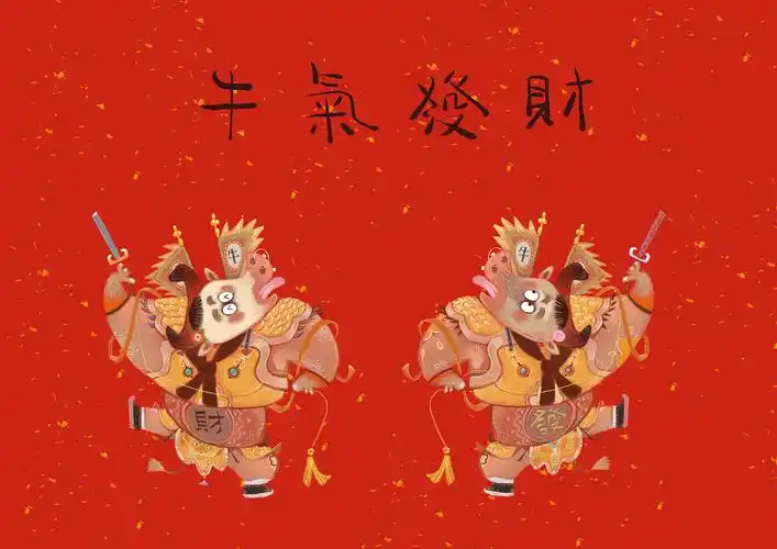 牛气冲冲今年多发财吧