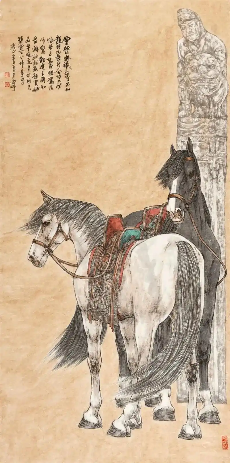 请欣赏100幅当代名家画马作品 - 抖音