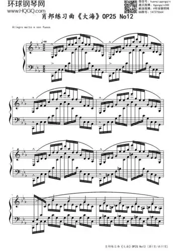 25 no.12 大海(完整版)-肖邦