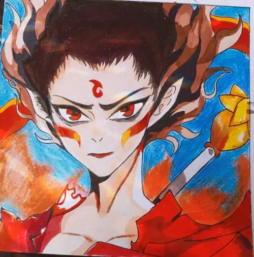 哪吒之魔童降世纯手绘