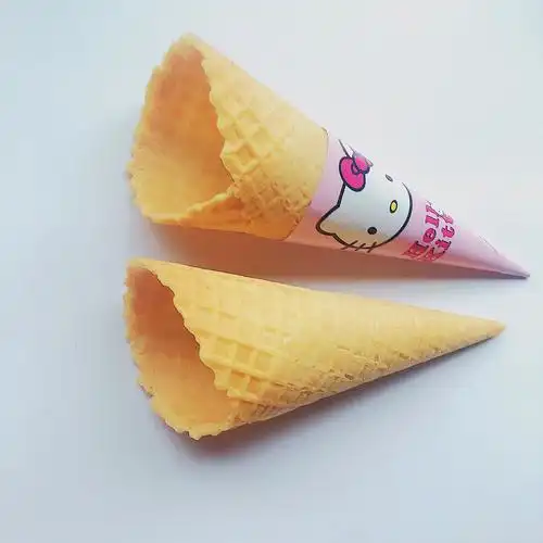 冰淇淋脆筒23度花边甜筒脆壳脆皮皮蛋商用家用商用冰淇淋