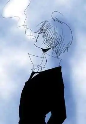 谁有抽烟的动漫人物头像