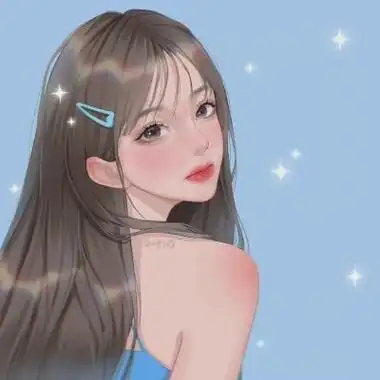 唯美意境手绘女生插画头像青春替你抵了命