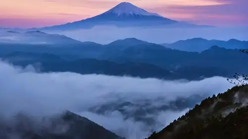 日本富士山壮丽高清桌面壁纸