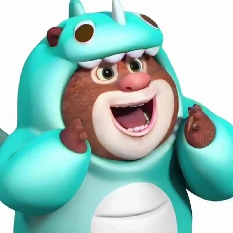 熊大熊二卡通头像 熊大,光头强又来砍树咧