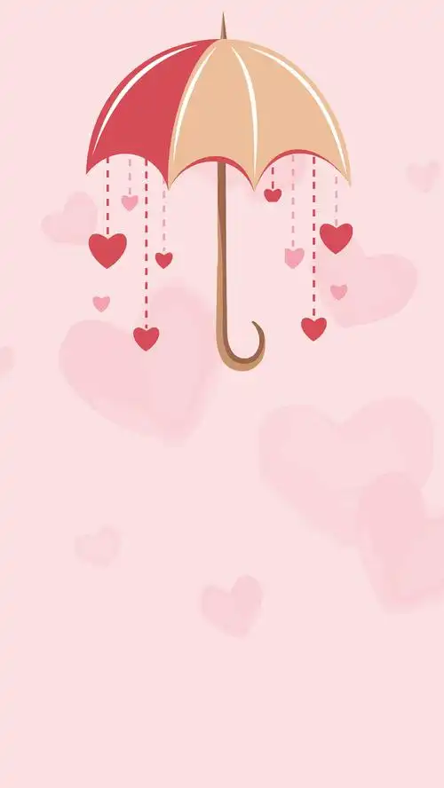 粉色梦幻5.20情人节h5分层背景