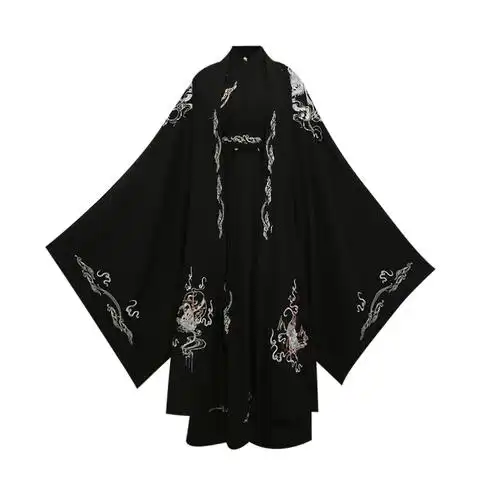 黑色色系魏晋汉服男套装古风男士仙气古装男生汉服