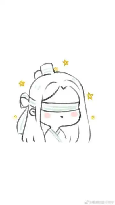 简笔画,魔道祖师