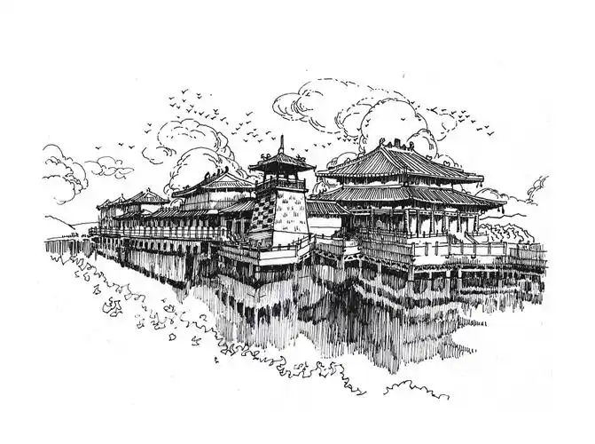 李根钢笔画_世界文化遗产,国家首批五a级旅游景区"-云冈石窟官方网站