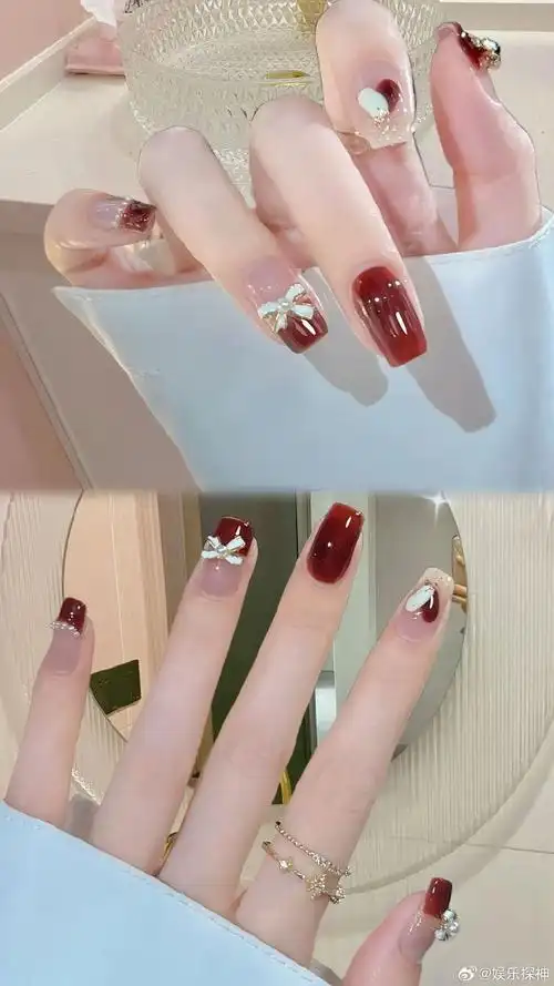 短款美甲才是回家过年的王者美甲!