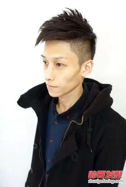 七款不同风格的两侧推平的发型(3)-两边剃光发型-帅哥发型网