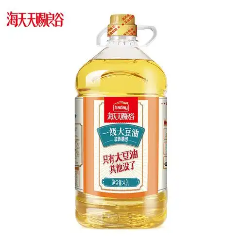 海天天赐良谷0添加大豆油4.9l 一级品质食用油 无人工添加植物油