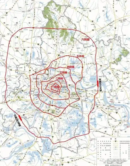 六环,新五环,武汉都市区环线,武汉都市圈环线,武汉城市圈内环线,各项