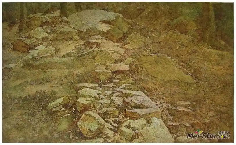 《温暖的土地》入选"上海朱家角国际水彩画双年展"3,2010年作品