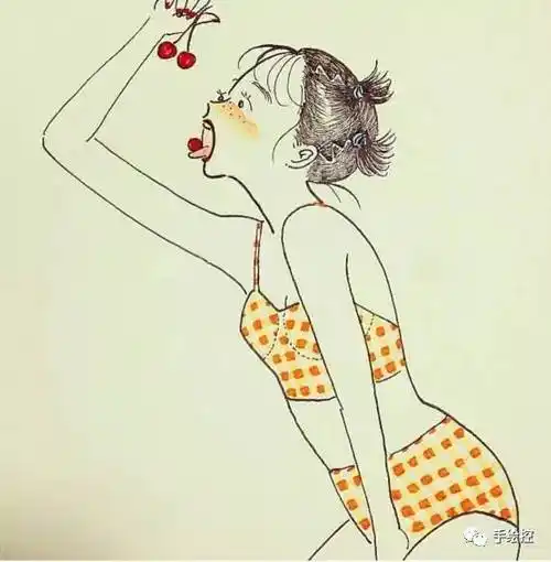 污得清新脱俗她画出了只有女生才看懂的小情画