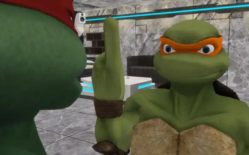 【忍者神龟mmd】米开教你如何激怒拉斐_哔哩哔哩_bilibili