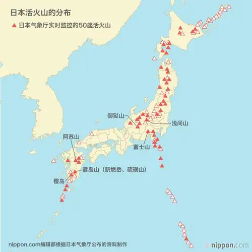 日本有111座活火山,对长期休眠火山难以进行喷发预测