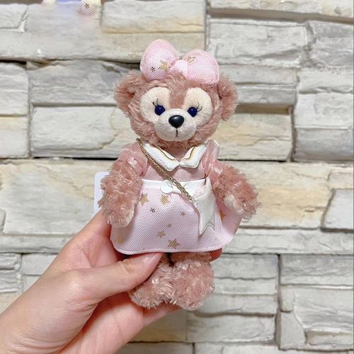 东迪雪莉玫书包龙骧包包挂件情侣生日礼物达菲熊星黛露挂饰钥匙扣