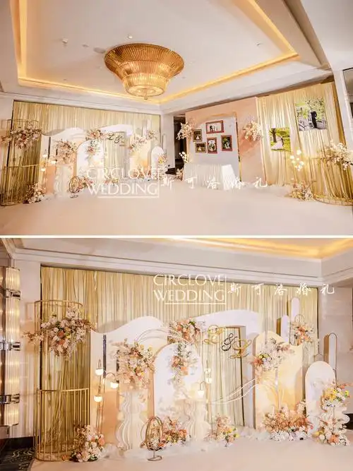 婚礼主题:香槟色简约风婚礼婚礼策划:circlove wedding斯可洛婚礼策划