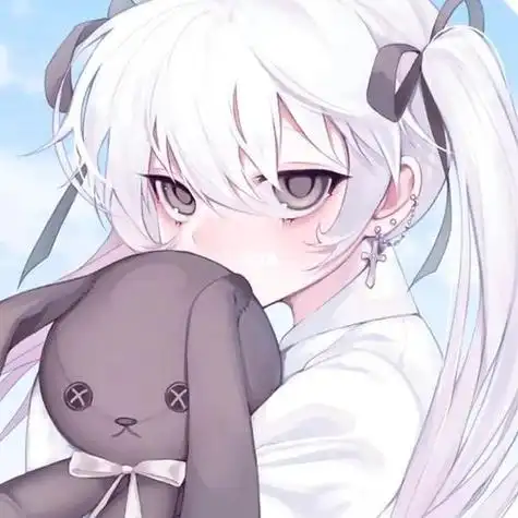 动漫头像女白毛控截屏自取动漫头像动漫女头素材头像