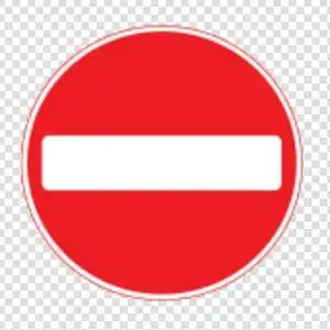 禁停标志 交通标志