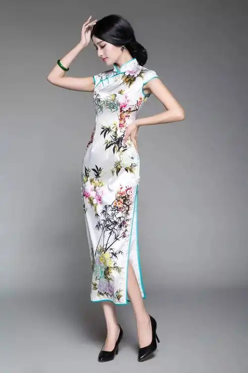 一袭旗袍,邂逅的是一份平静.