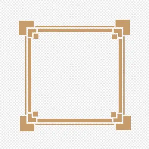 简约欧式花纹边框图形图标矢量元素