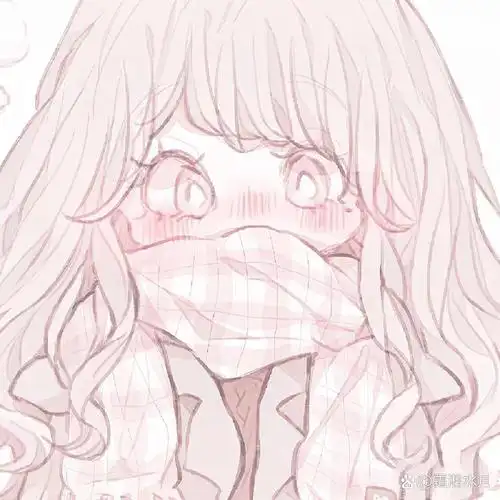 可爱素描动漫女生人物头像