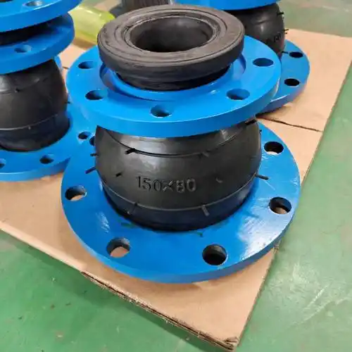 【供应双球变径橡胶软接头,国标软接头价格低】图片