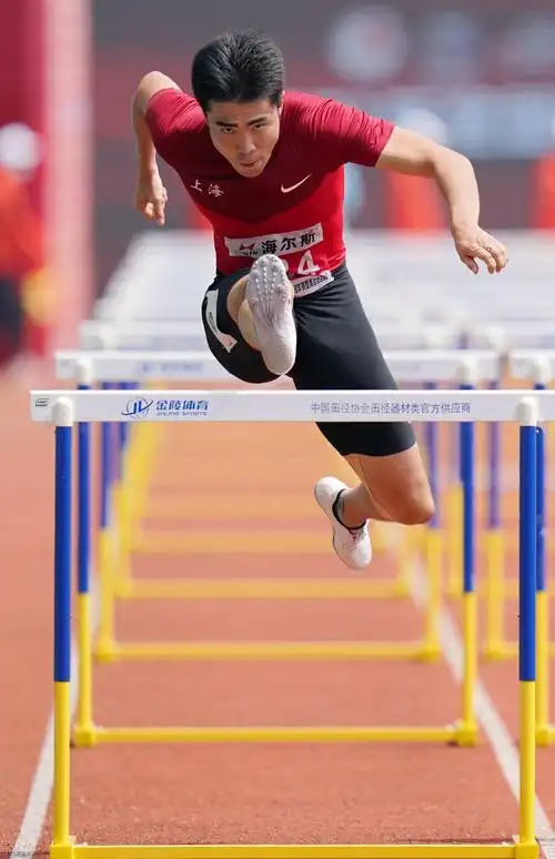 田径——全国冠军赛:男子110米栏预赛赛况