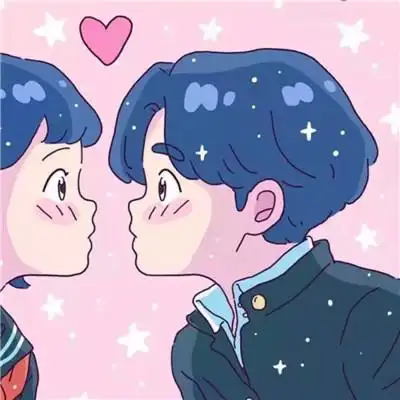 情侣头像一左一右配对好看高清图片