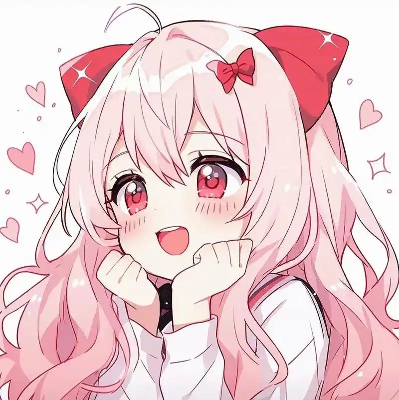 【动漫二次元美少女头像分享】 谁都无法拒绝可爱又俏皮的美少女.