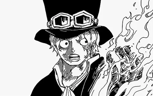 海贼王黑白漫画桌面壁纸下载