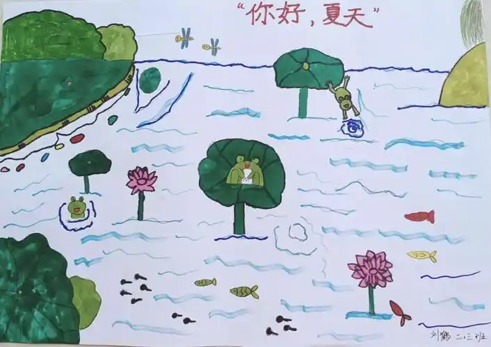 曹村小学二年级美术作品展