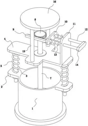 一种便携式中药研磨装置
