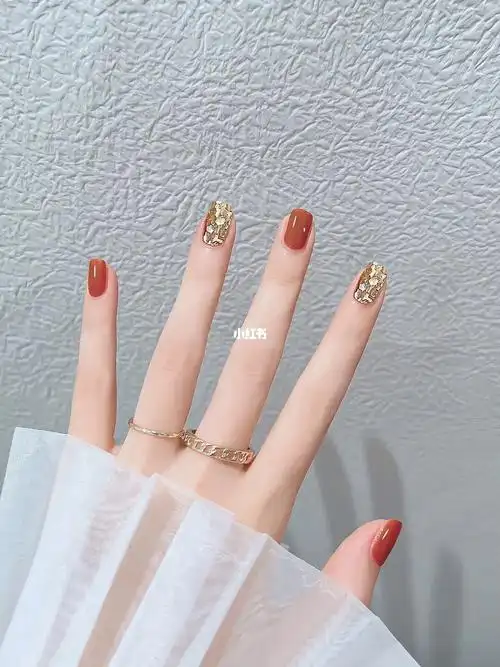 夏季明亮浅咖色🥥|温柔显白美甲💅