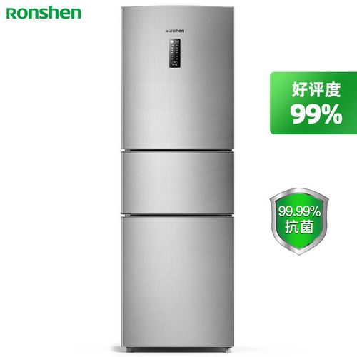 容声(ronshen) 218升三门冰箱风冷无霜抗菌电脑控温bcd-218wd12ny