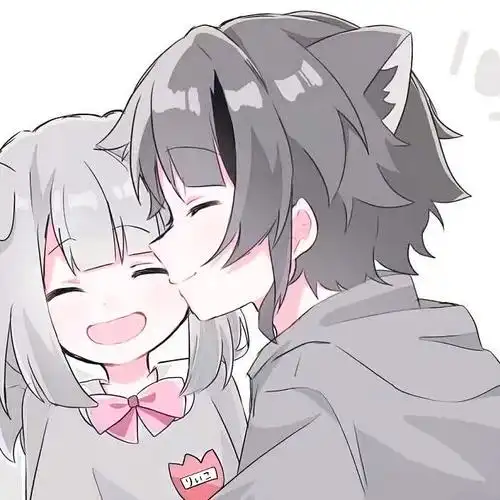 全网最"卡哇伊"情侣头像 #可爱的小朋友,我好喜欢你