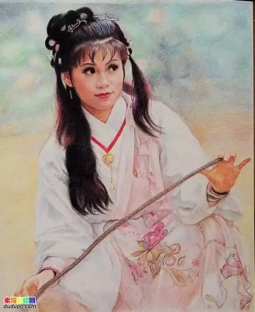 【彩铅手绘】 83版射雕——蓉儿