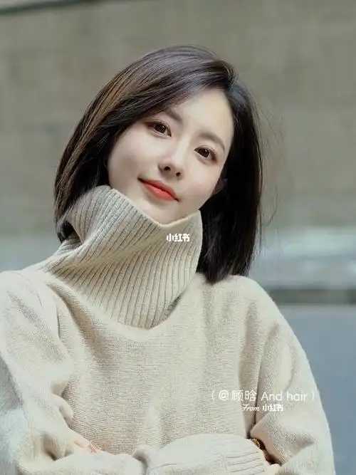 秋冬超级喜欢的齐肩发型低层次蓬松自然00