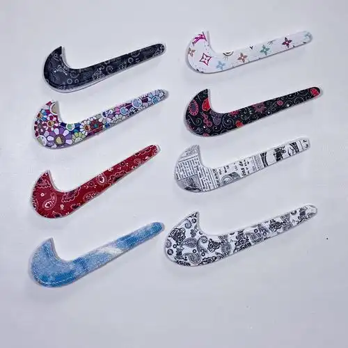 球鞋定制适配nikeaf1空军一号魔术贴纸自制diy球鞋钩子