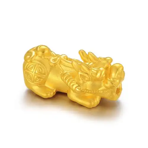 adk 招财貔貅 3d硬足金黄金手绳(定价)