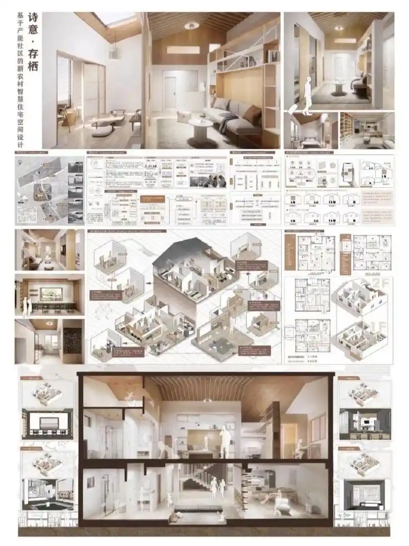 室内展板|毕业设计  学姐的设计站每日更新来喽 2021学院杯设计金奖