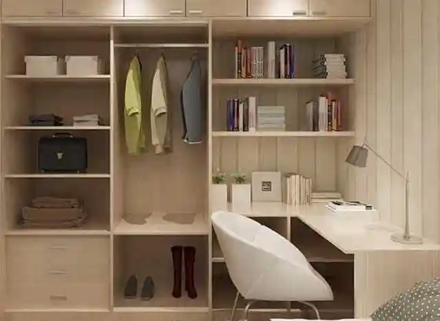 书柜书桌组合效果图,书柜书桌组合设计实用吗?