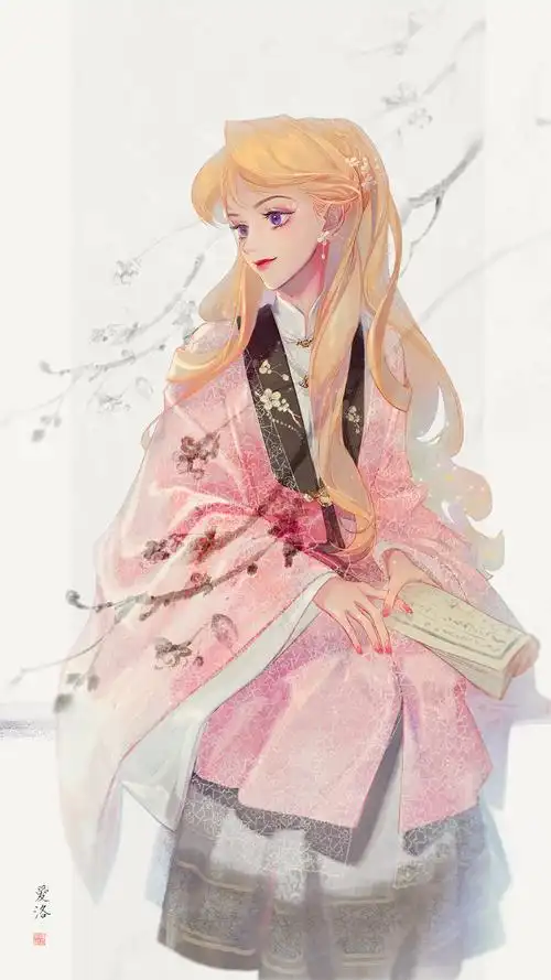 迪士尼公主国风手机壁纸